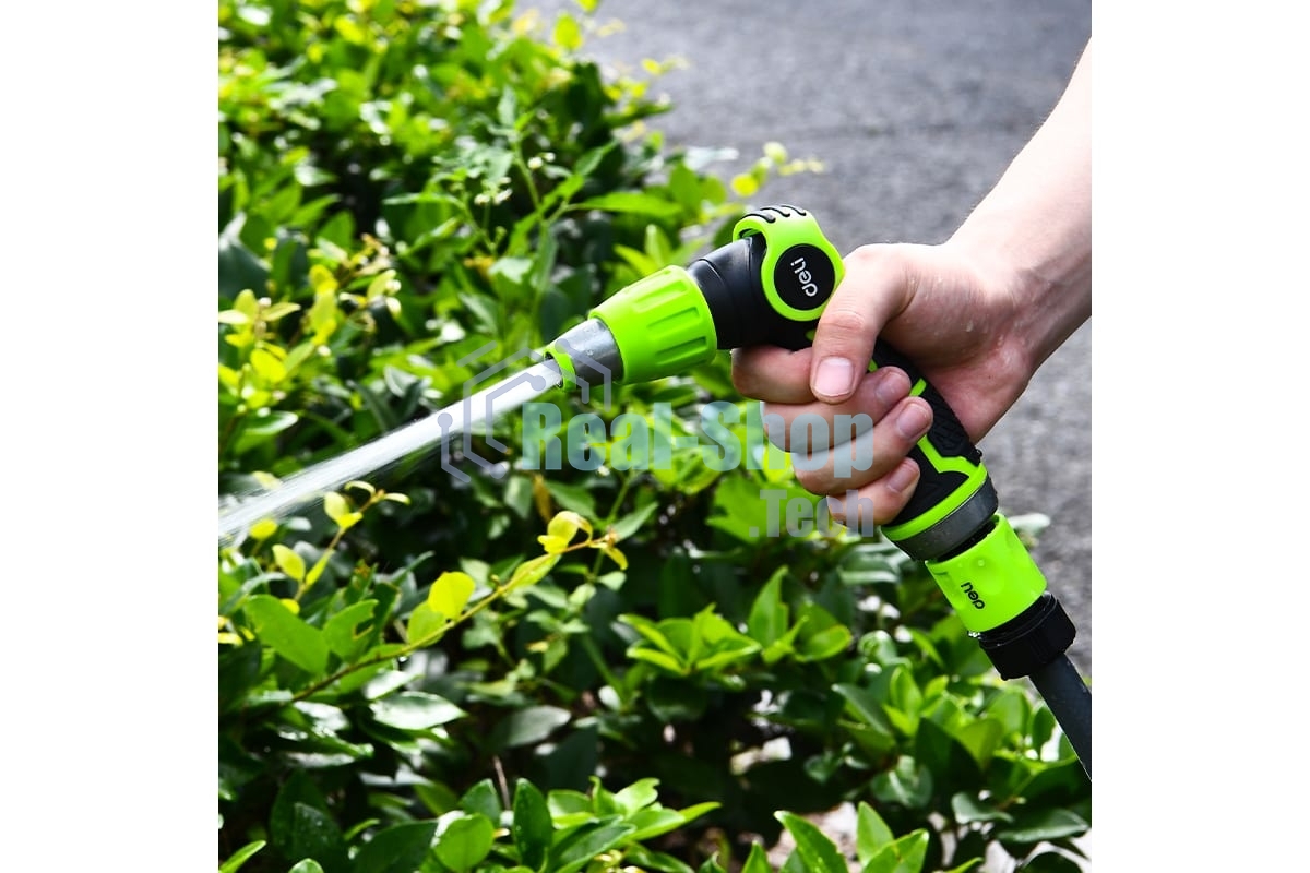 Пистолет-распылитель поливочный бескурковый Deli DL8072 3 режима распыления, диаметр шланга 3/4