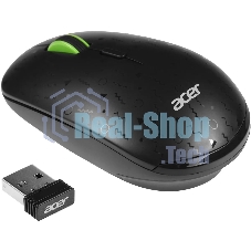 Мышь беспроводная Acer OMR307 черный, 1600 dpi, радиоканал, USB, кнопки - 4
