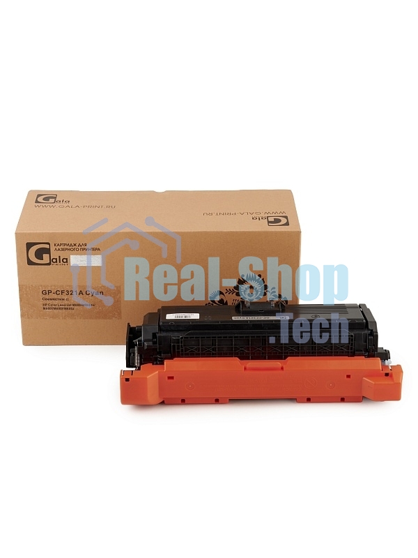 Картридж лазерный GalaPrint GP-CF321A (№653A) голубой (16500 стр) для HP Color LaserJet M680/M680dn/M680f/M680f/M680z