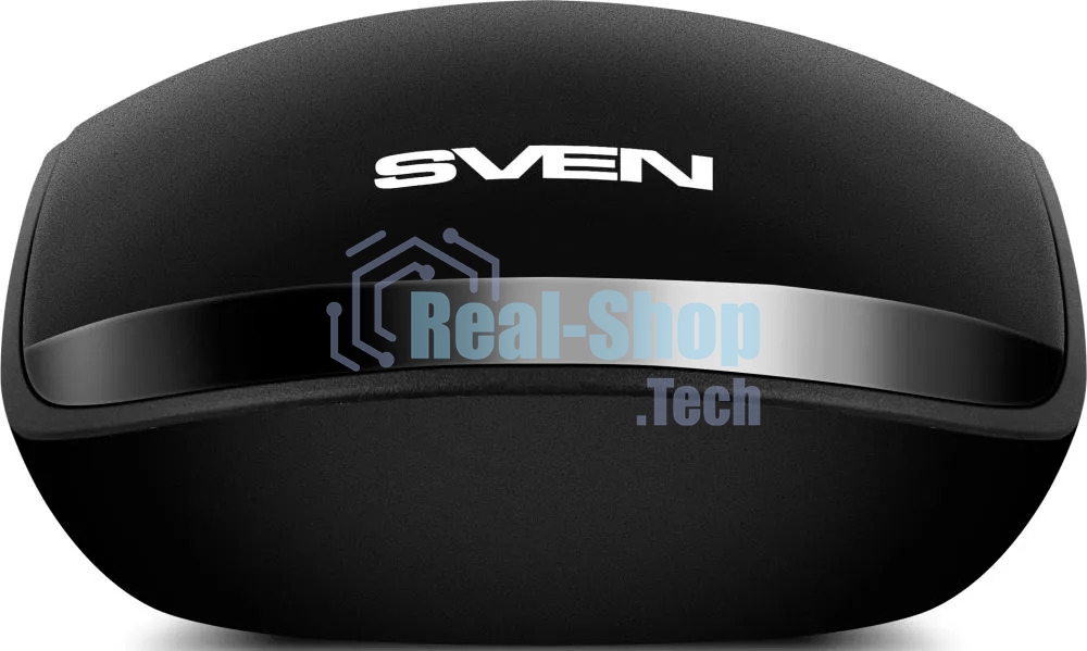 Мышь беспроводная SVEN RX-570SW черный, 1600 dpi, радиоканал, Bluetooth, USB, кнопки - 4