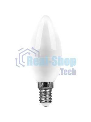 Лампа светодиодная SAFFIT SBC3713 LED 13вт Е14 дневной матовая свеча