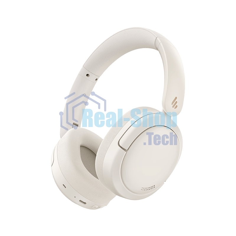 Беспроводные/проводные наушники Edifier W800BT Pro слоновая кость, полноразмерные, Bluetooth + USB-C, активное шумоподавление