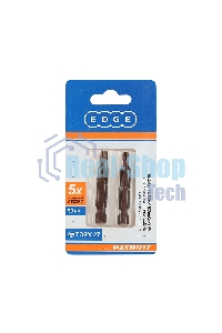Бита EDGE by PATRIOT T27, сталь S2, длина 50 мм, 2шт в блистере