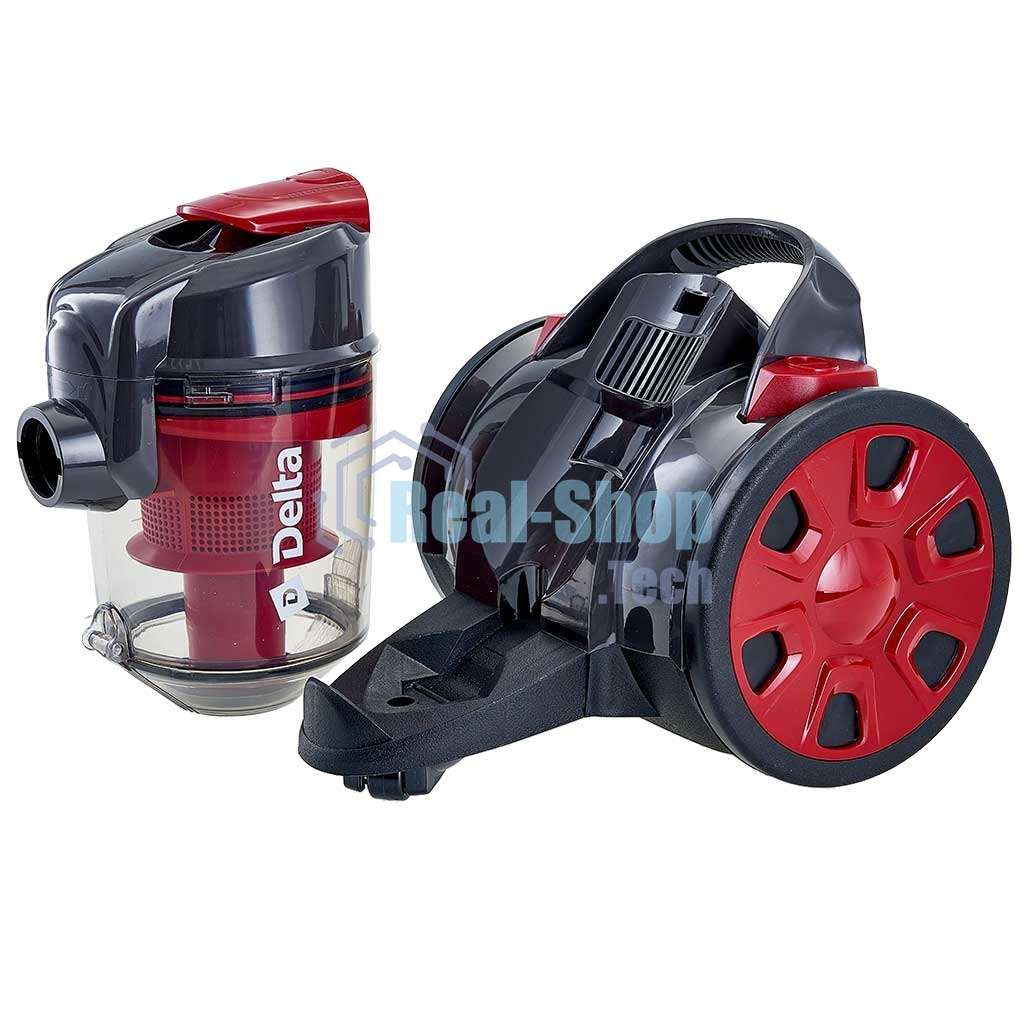 Пылесос Delta DL-0851 красный, 1800Вт