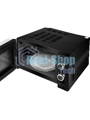 Микроволновая печь Centek CT-1570 черный, 23 л, 900 Вт, переключатели - поворотный механизм