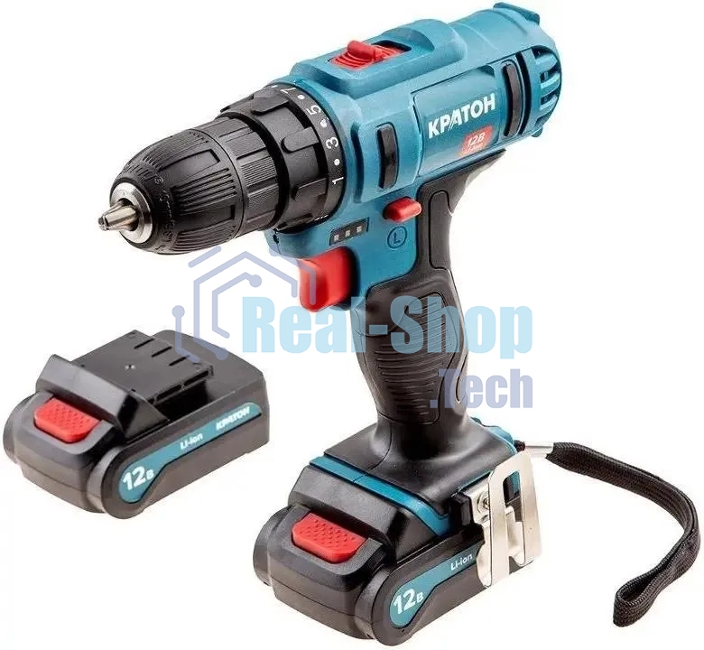 Дрель-шуруповерт аккумуляторная Кратон CD-12-Li-1,5