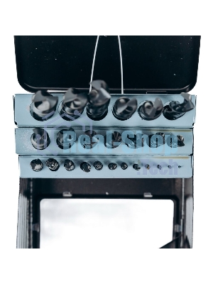 Набор сверл по металлу HSS (1-13мм, 25 шт) Deli DH-MHZ025-ED1 металлический кейс