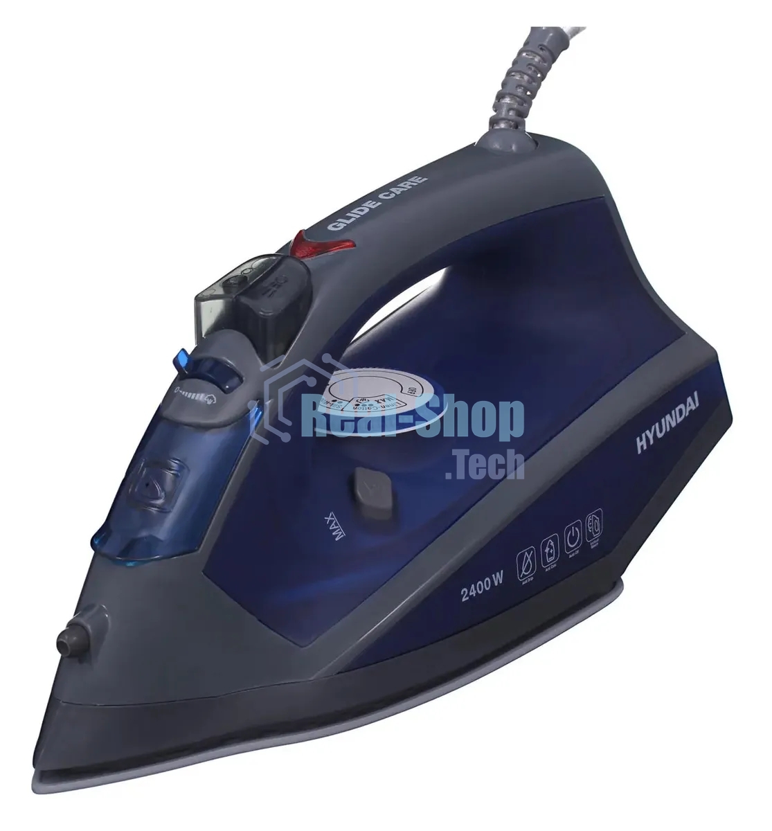 Утюг Hyundai H-SI01789 2400 Вт серый/темно-синий