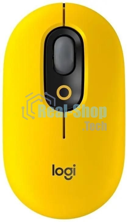 Мышь беспроводная Logitech POP Mouse желтый, 4000 dpi, Bluetooth, кнопки - 4