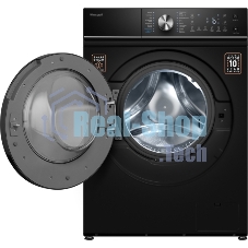Стиральная машина Weissgauff WM 47147 DC Inverter Steam Black черный, загрузка фронтальная 7 кг, 1200 об/мин, класс A+++