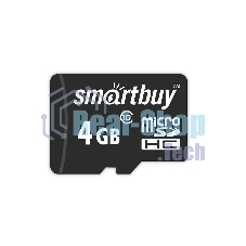 Флеш карта microSD 4Gb Smartbuy microSDHC Class 10