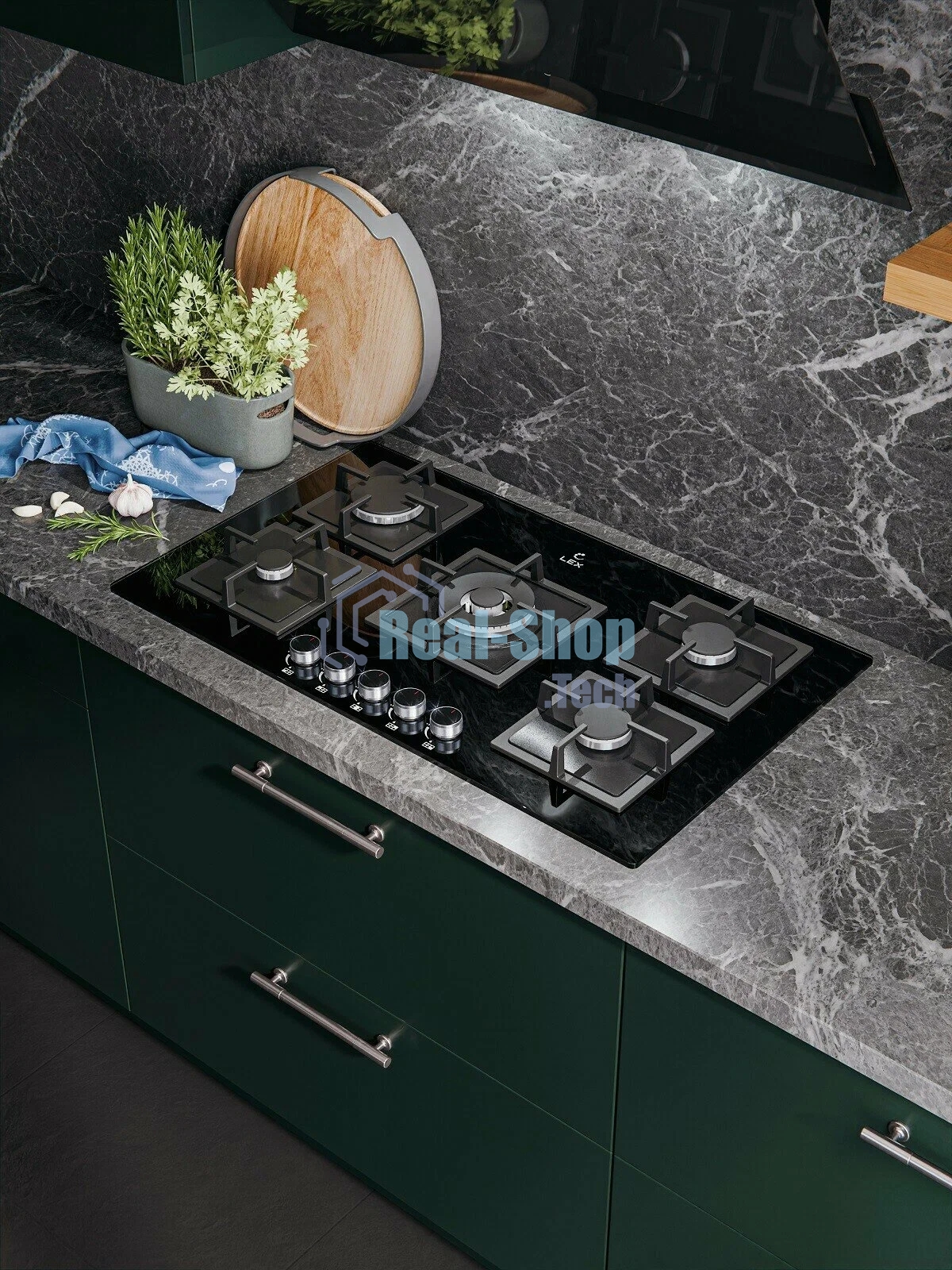 Газовая варочная панель LEX GVG 954 BBL