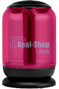 Чайник электрический Hyundai HYK-G4808 1.8л. 2200Вт малиновый/черный (корпус: стекло)