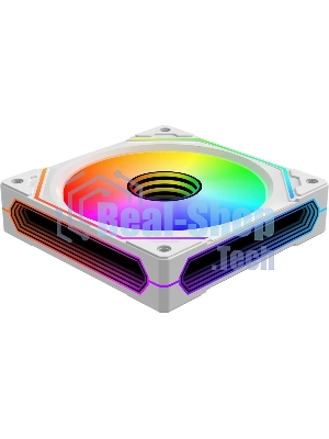 Вентилятор для корпуса Bloody BD-CF120ARGb5 LCD ARGb белый, 120 мм, 1600 об/мин, 26 дБ, 4 pin