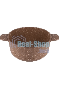 Кастрюля Maunfeld CARMEL MF24CRM01CR, 24 см, 4 л из литого алюминия со стеклянной крышкой