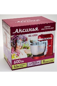Миксер Delta Аксинья КС-400Н красный