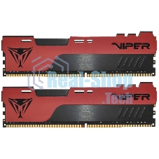 Оперативная память Patriot Viper Elite II, DDR4, 32GB (2x16 GB), 3200 MHz, CL18, DIMM, радиатор, красный, черный