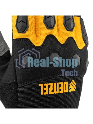 Перчатки универсальные Denzel усиленные, с защитными накладками, размер 9