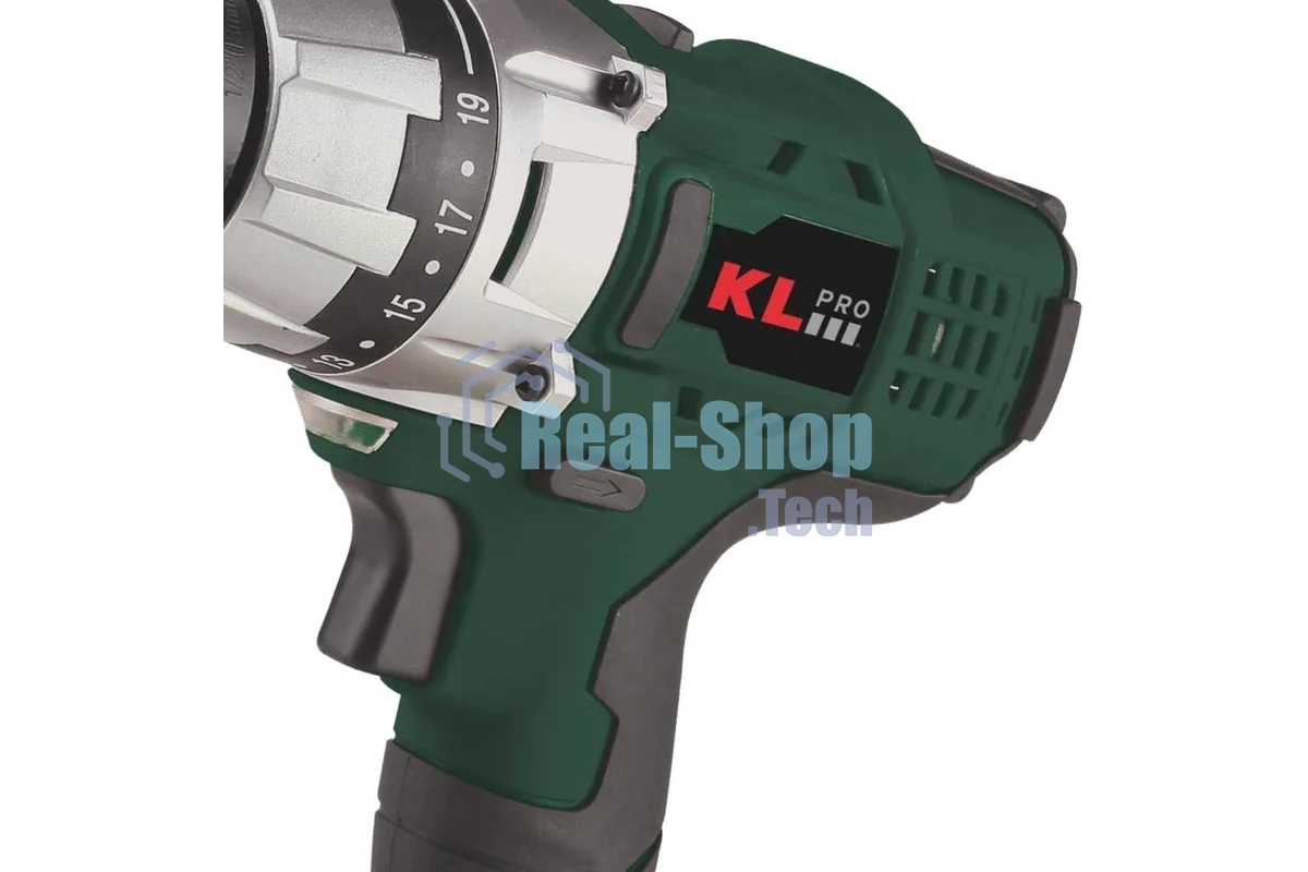 Профессиональный ударный шуруповерт Klpro KLDM18-00 (18В, без ЗУ и АКБ, 40Нм, 2 скорости, 16-ступений к/м, подсветка,в кейсе)