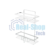 Полка двухъярусная подвесная РЫЖИЙ КОТ COZY-CR-4, 30x11x40 см (312069)