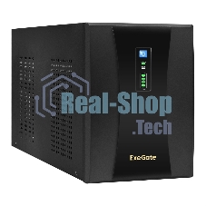 Источник бесперебойного питания ExeGate EX292615RUS SpecialPro UNB-3000.LED.AVR.2SH.4C13.RJ.USB 3000VA/1800W,LED, AVR,2*Schuko+4*C13,RJ45/11,USB, металлический корпус, черный