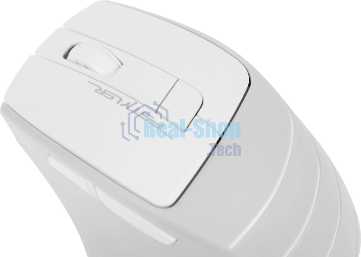 Мышь беспроводная A4Tech Fstyler FG30S белый/серый, 2000 dpi, радиоканал, USB, кнопки - 6