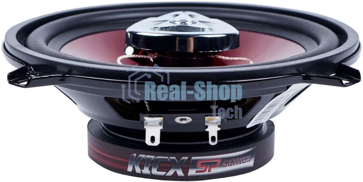 Колонки автомобильные Kicx SP 133 100Вт 89дБ 4Ом 13см (5дюйм) (ком.:2кол.) коаксиальные трехполосные