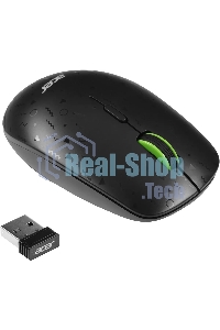 Мышь беспроводная Acer OMR307 черный, 1600 dpi, радиоканал, USB, кнопки - 4