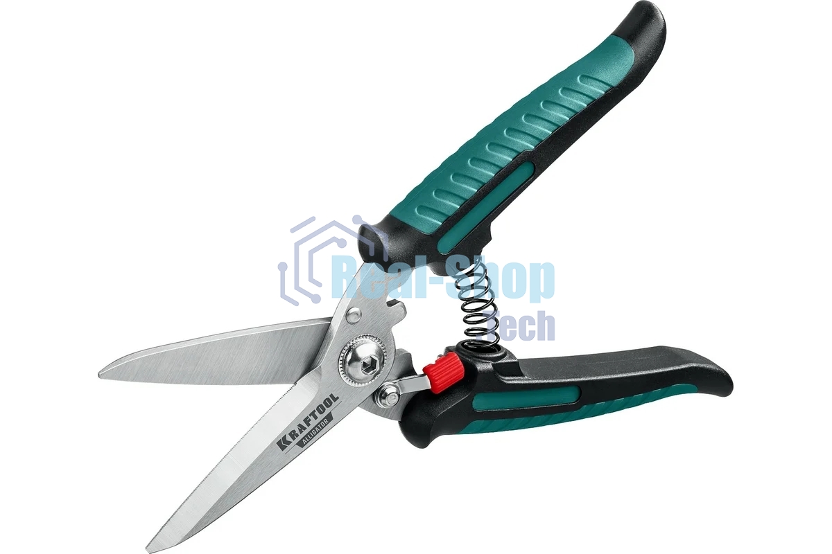 Многофункциональные прямые технические ножницы KRAFTOOL ALLIGATOR 200 мм