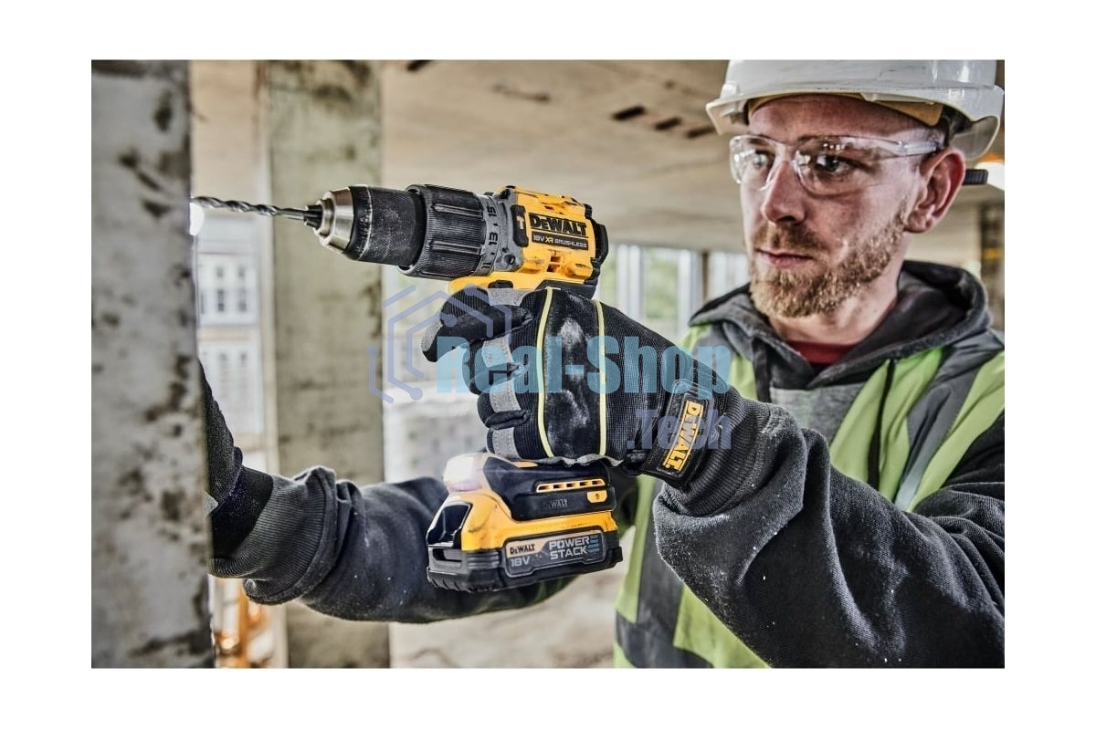 Дрель-шуруповерт аккумуляторная DeWalt DCD805P2T-QW, 18В, 2 АКБ, Кейс