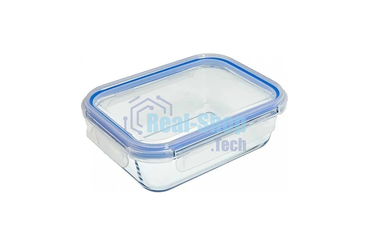 Форма для запекания ЗАБАВА РК-0104/2 прямоугольная с герм. крышкой из жаропр. стекла 1,1л 20,8*15,8*