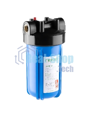 Корпус магистрального фильтра Гейзер 10BB с латунными вставками