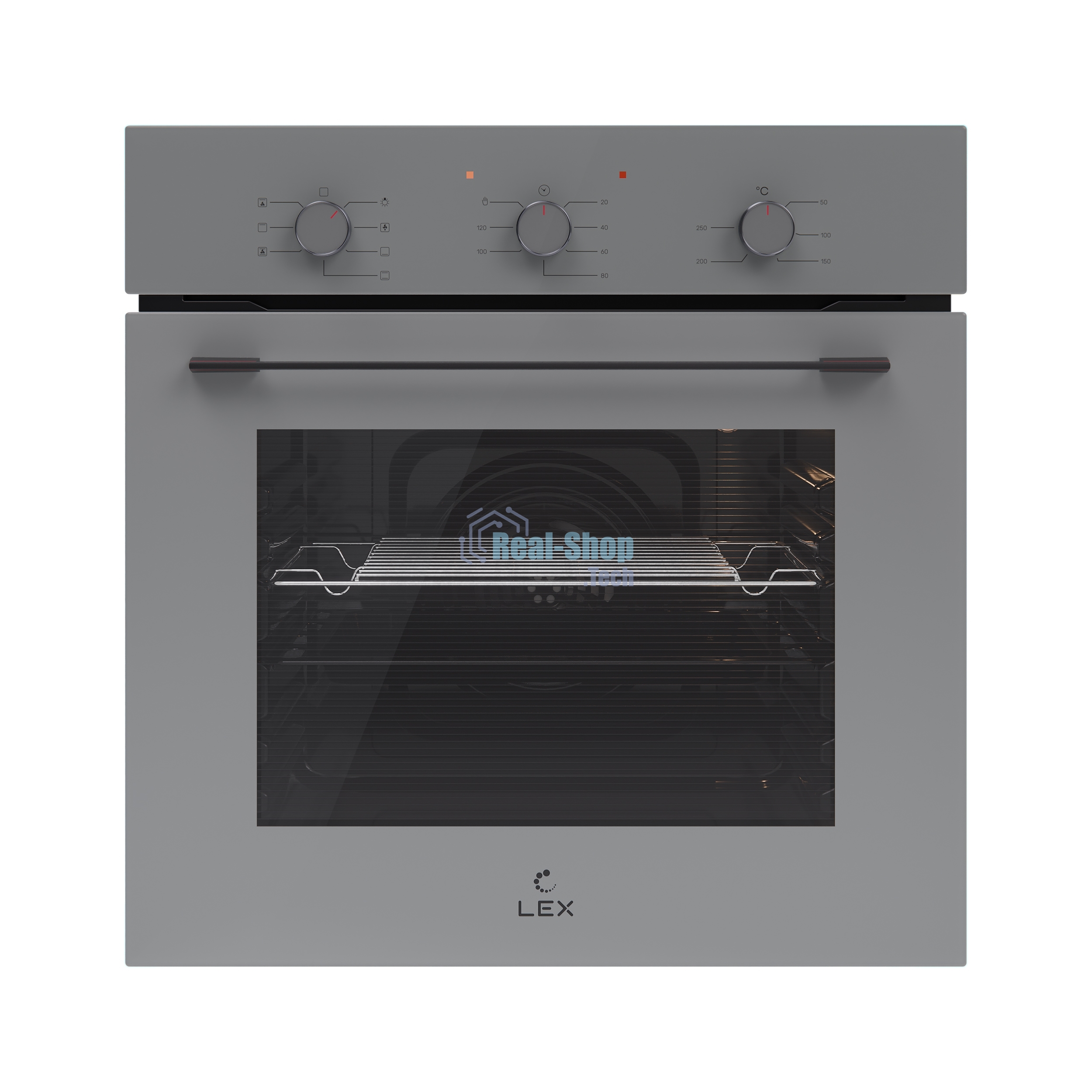 Духовой шкаф электрический LEX EDM 075 GR серый