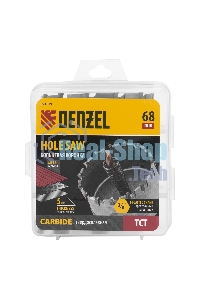 Коронка по металлу Denzel твердосплавная, 68 мм