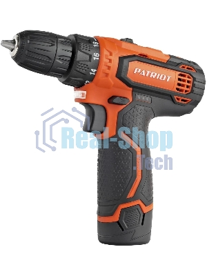 Дрель-шуруповерт Patriot BR 119Li, 12 В, 2 Ач, 30 Нм, щеточный