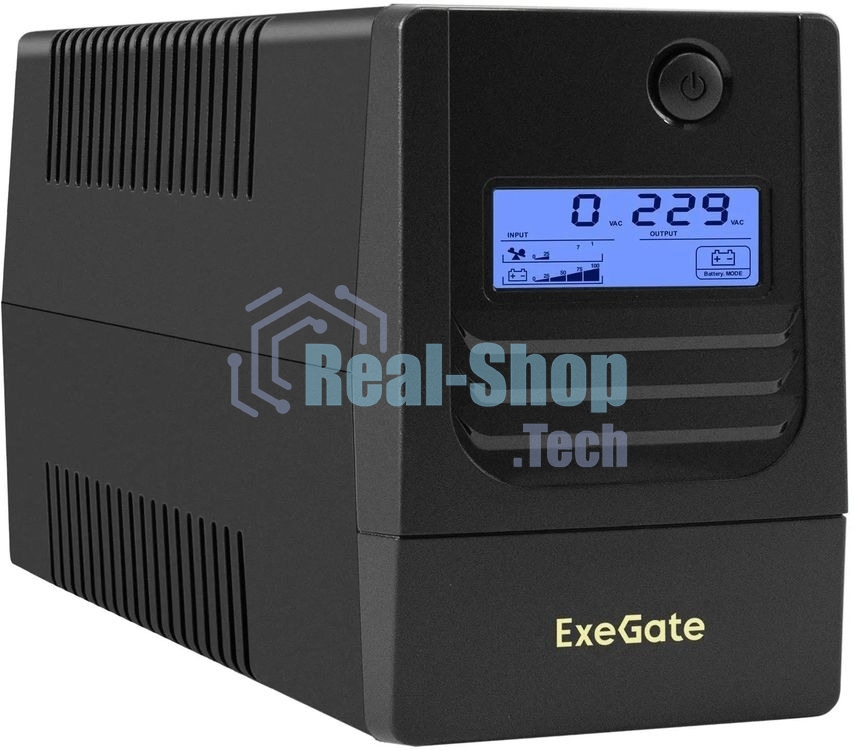 Источник бесперебойного питания ExeGate Smart LB-850.LCD.AVR.4C13 / 850 ВА / 510 Вт / 4 x IEC 320 C13