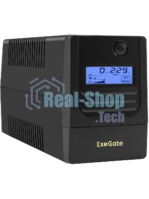 Источник бесперебойного питания ExeGate Smart LB-850.LCD.AVR.4C13 / 850 ВА / 510 Вт / 4 x IEC 320 C13