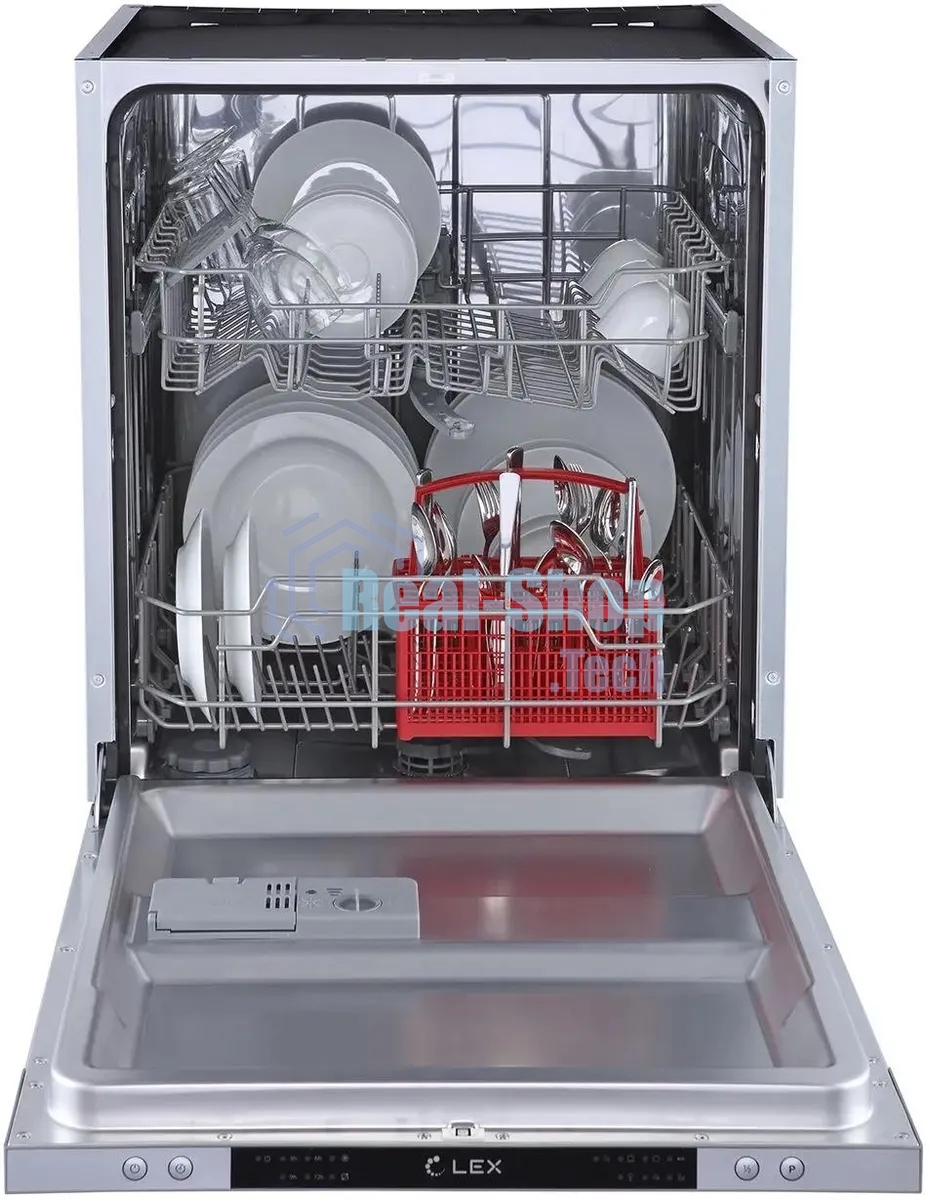 Встраиваемая посудомоечная машина LEX PM 6062 B, нержавеющая сталь, 59.8 см, 12 компл., 49 дБ, класс A++