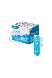 Элемент питания LR6 (AA) 1.5V Alkaline 20BOX Космос