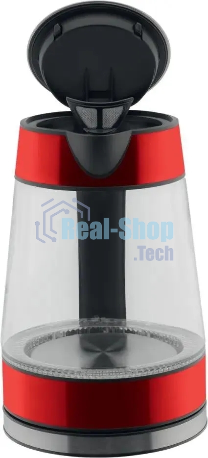 Чайник электрический Scarlett SC-EK27G79 красный, 2200 Вт, 1.7 л