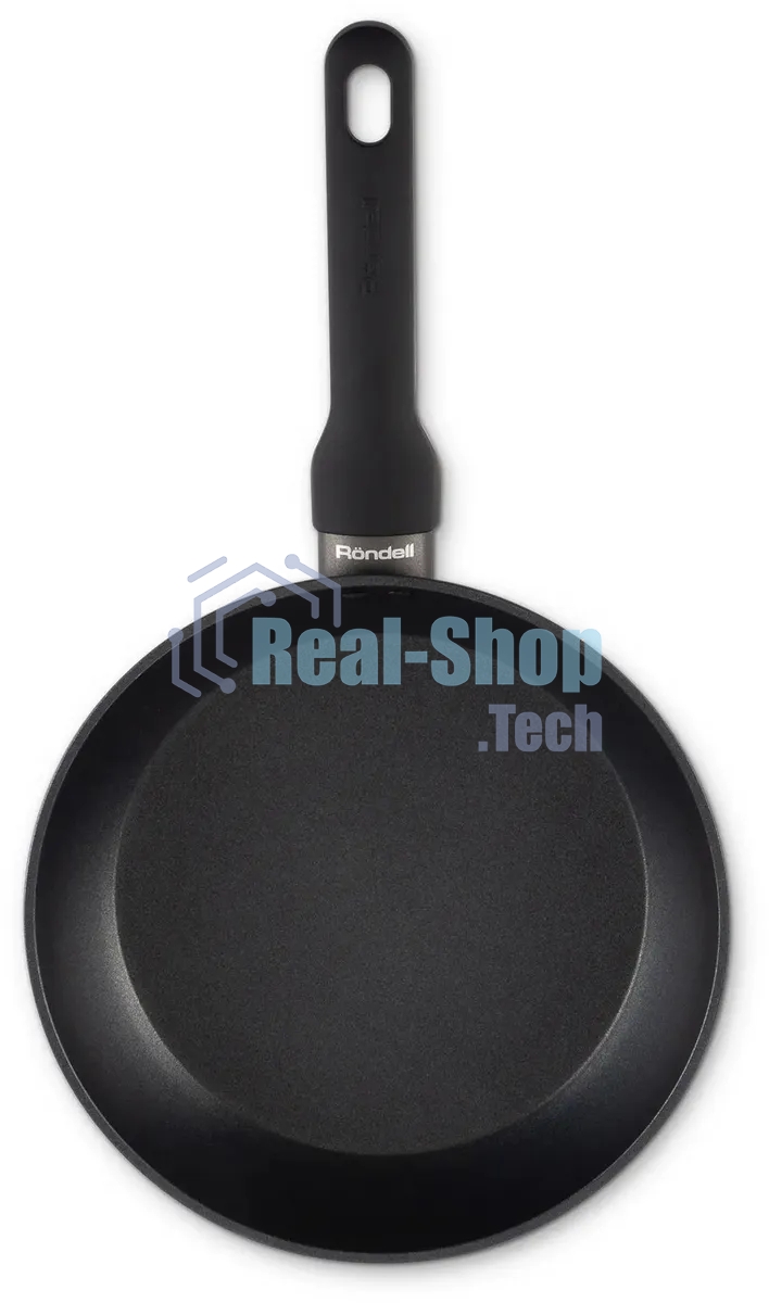 Сковорода Rondell Shell RDA-1927 круглая 20 см, покрытие: Xylan Plus ручка несъемная (без крышки) темно-серый
