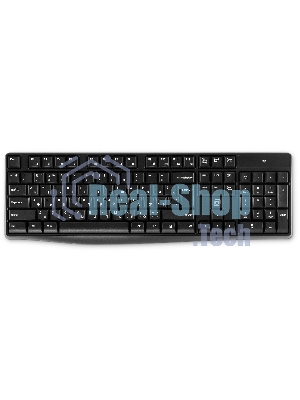 Комплект клавиатура+мышь Oklick S260W беспроводной, USB, 1600 DPI, чёрный