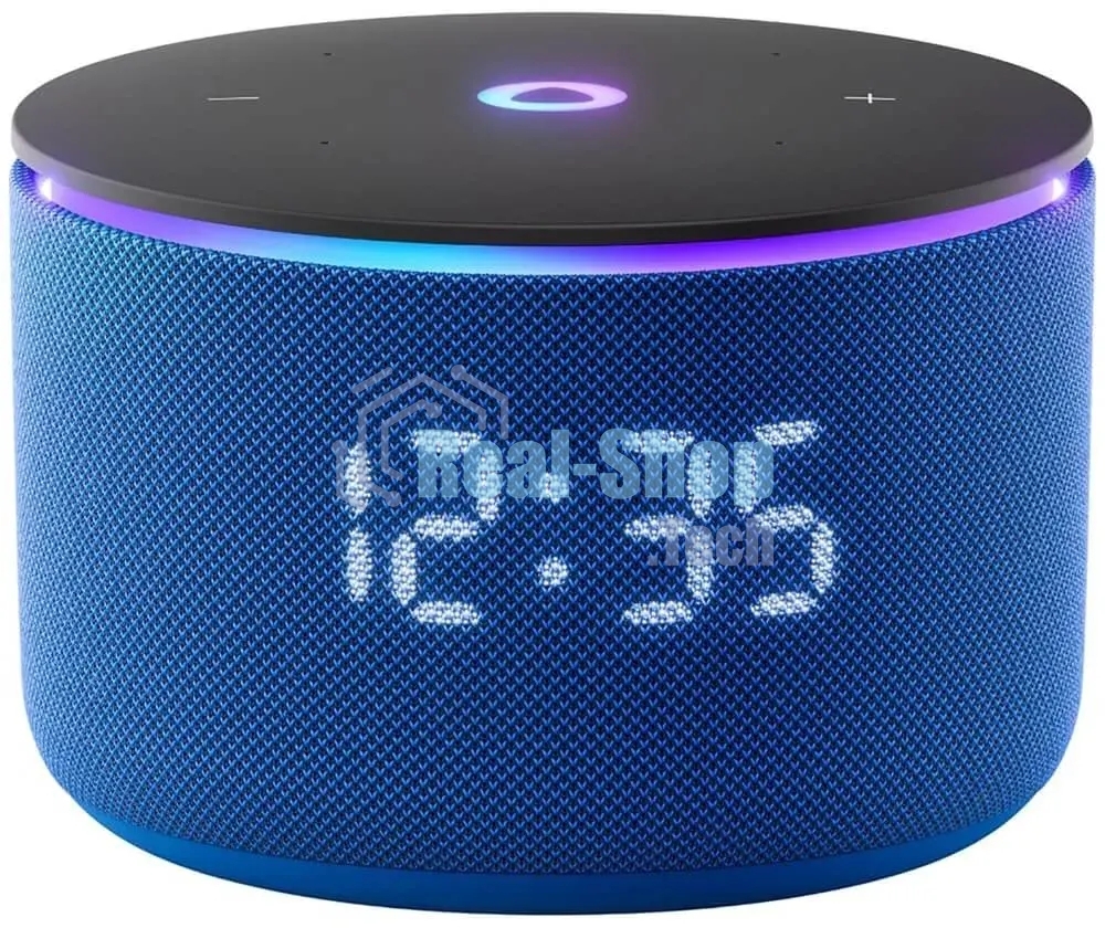 Умная колонка Яндекс Станция Мини 3 Про с Алисой, Zigbee, синий, YNDX-00059BLU