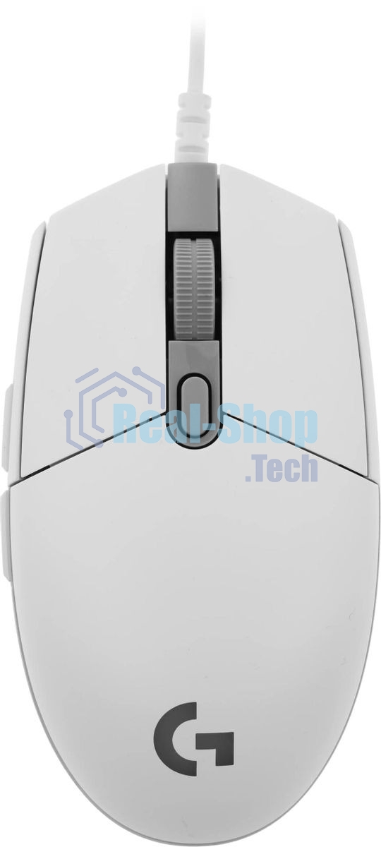 Мышь проводная Logitech G102 LIGHTSYNC белый, 8000 dpi, USB, кнопки - 6