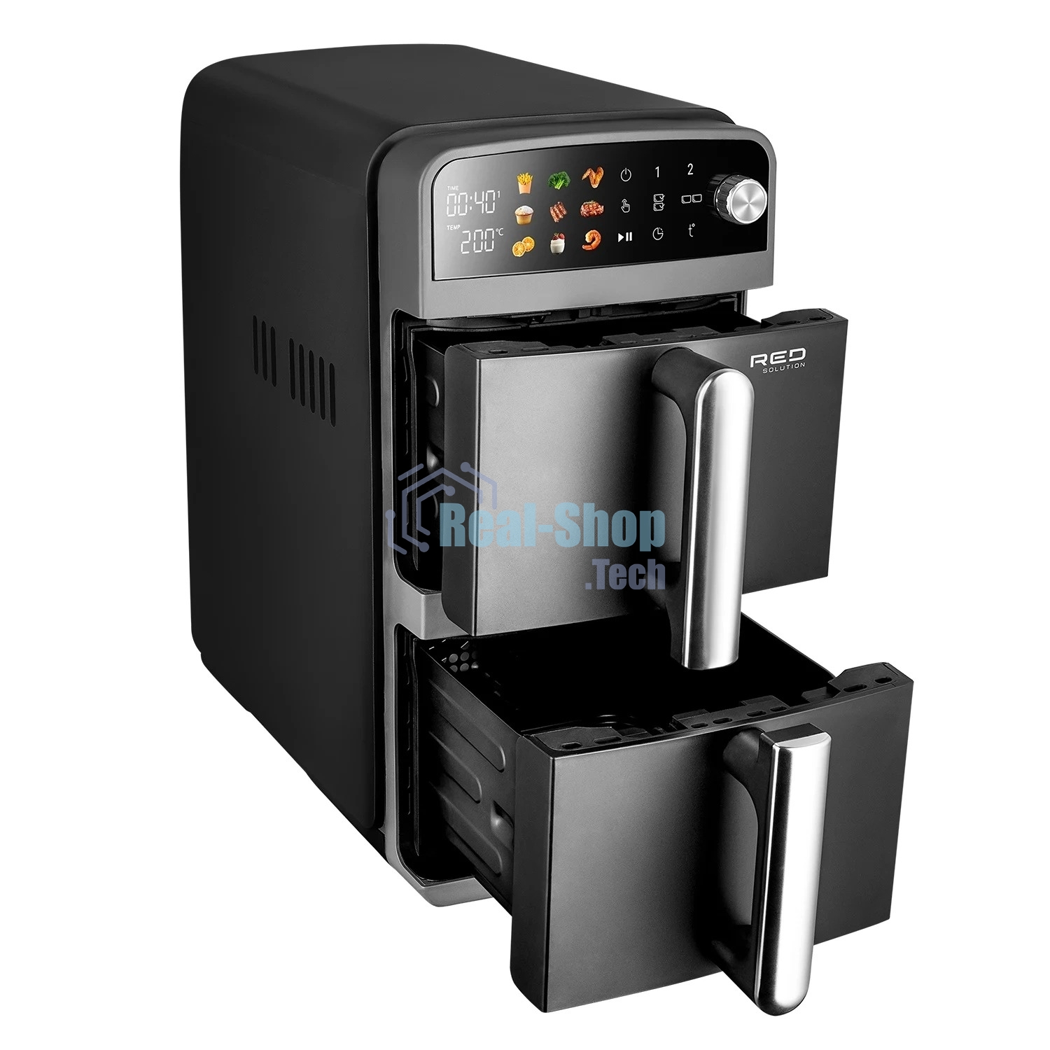 Аэрогриль RED SOLUTION TWIN W255 черный