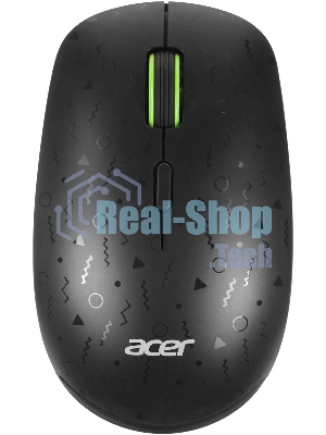 Мышь беспроводная Acer OMR307 черный, 1600 dpi, радиоканал, USB, кнопки - 4