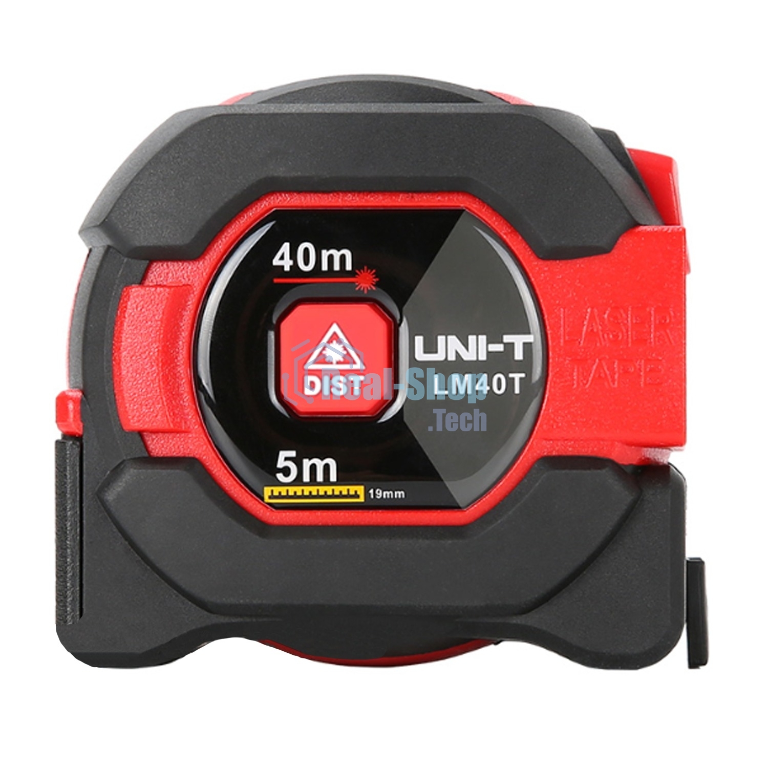 Рулетка 5 м с лазерным дальномером UNI-T LM40T до 40 метров