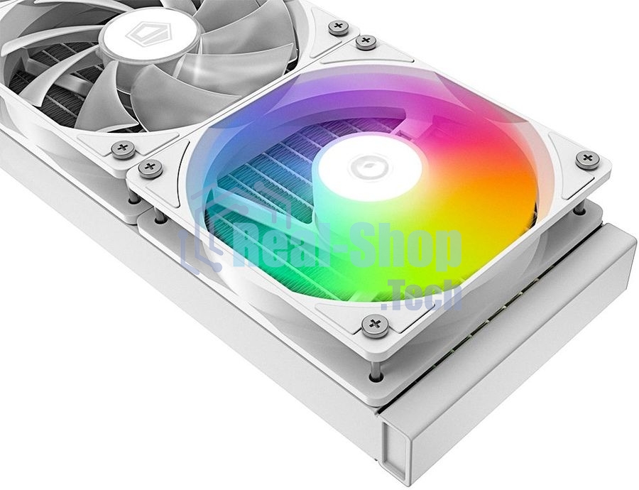 Жидкостная система охлаждения для процессора ID-COOLING SL360 XE белый 120мм алюминий+медь 1800rpm 30db 4-pin 350W