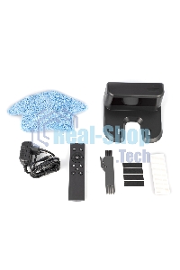 Робот-пылесос Centek CT-2701 черный, 25 Вт, 2000 мAч Li-Ion, уборка сухая/влажная, пылесборник контейнер 0.22 л