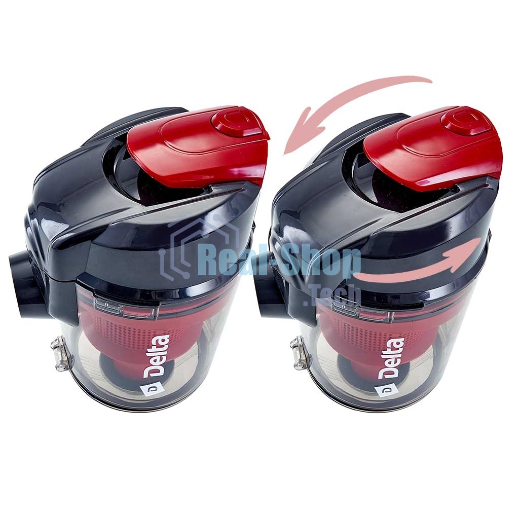 Пылесос Delta DL-0851 красный, 1800Вт